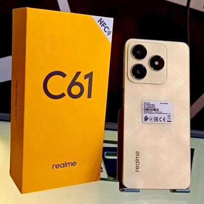 Imagem de Smartphone Celular Realme C61 NFC câmera dupla 50MPX 128GB Tela 6.74 Global Dual Sim lançamento 2024