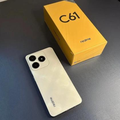 Imagem de Smartphone Celular Realme C61 NFC câmera dupla 50MPX 128GB Tela 6.74 Global Dual Sim lançamento 2024