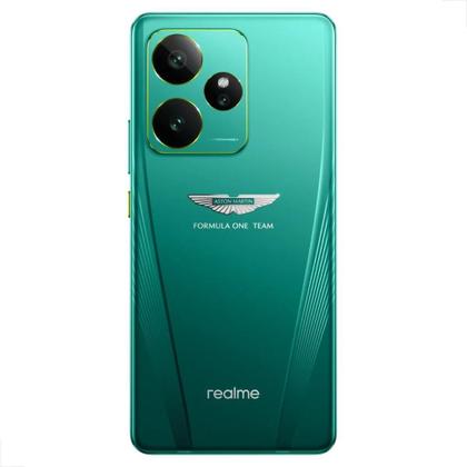 Imagem de Smartphone Celular Realme GT 7 Aston Martin 5G, 512GB, 16GB RAM, Android 15, Tela 6,78 AMOLED 120Hz, Câmera 50MP, Bateria 7000mAh, Dual SIM, Cor Verde