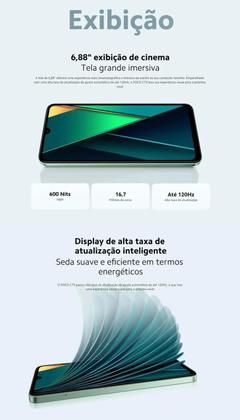 Imagem de Smartphone Celular Xiaomi POCO C75 NFC 120Hz 256GB 8GB câmera tripla 50MP 8MP tela 6.88 120Hz Aparelho Top 1 Custo benefício Garantia 12 Meses Oficial