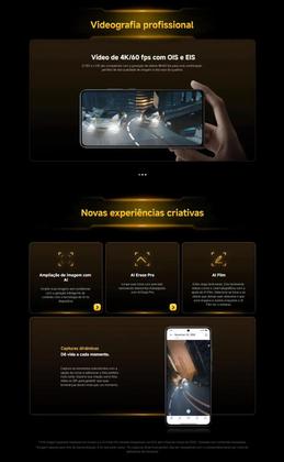 Imagem de Smartphone Celular Xiaomi POCO X7 PRO 5G 512GB 12GB Lançamento NFC tela Amoled 120 Hz Câmera tripla 4K Premium Top proteção IP68 Bateria 6000mhA 90W