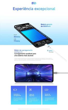 Imagem de Smartphone Celular Xiaomi Redmi Note 14 Lançamento 256GB 8GB Câmera 108MP 20MP Tela 6.67 AMOLED 120Hz FHD plus Design Premium Dual SIM Chip IP54 Dolby