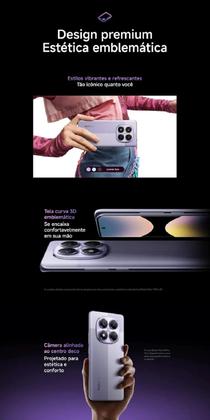 Imagem de Smartphone Celular Xiaomi Redmi Note 14 PRO 5G 256GB 8GB NFC Câmera tripla 200MP 4K Tela AMOLED 120Hz Aparelho Premium com IA Carregador 45W Atmos