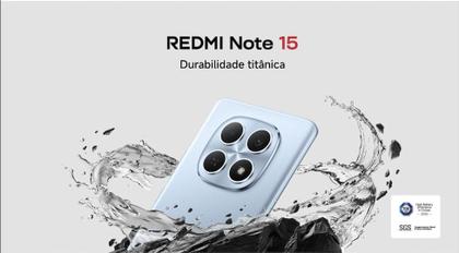 Imagem de Smartphone Celular Xiaomi Redmi Note 15 Lançamento 256GB 8GB Câmera 108MP 20MP Tela 6.77 AMOLED 120Hz Dual SIM Chip IP64 Dolby 6000mAh