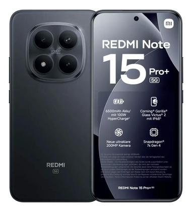 Imagem de Smartphone Celular Xiaomi Redmi Note 15 Pro Plus 256GB ou 512GB, 8GB ou 12GB RAM, Dual SIM, Tela 6,83 polegadas AMOLED 120 Hz,Bateria 6500 mAh, 5G