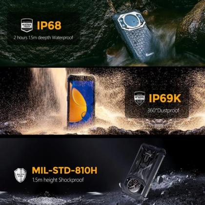 Smartphone FOSSIBOT F101 Pro 10.600mah 21GB 128GB Celular Robusto