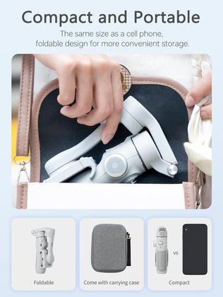 Imagem de Smartphone Gimbal FeiyuTech VB 4 com haste extensível de 8,4"