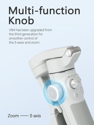 Imagem de Smartphone Gimbal FeiyuTech VB 4 com haste extensível de 8,4"