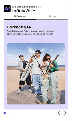 Imagem de Smartphone Infinix Hot 50i 8GB RAM 256GB câmera 48MP tela Amoled 120Hz celular Perfomance Gamer e Design Premium