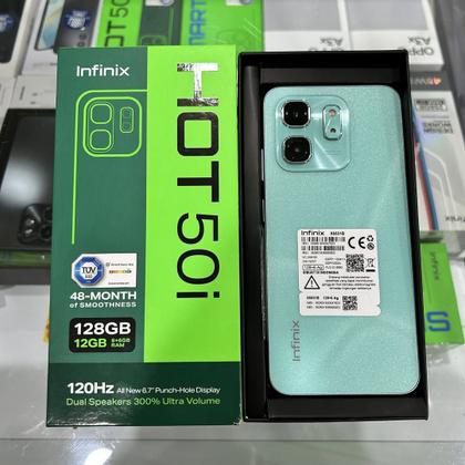 Imagem de Smartphone Infinix Hot 50i 8GB RAM 256GB câmera 48MP tela Amoled 120Hz celular Perfomance Gamer e Design Premium