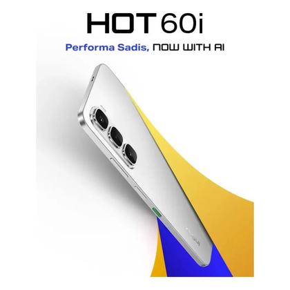 Imagem de Smartphone Infinix Hot 60i 16GB RAM 256GB 4G Tela 6.7 120Hz Câmera 50MP NFC IP64 Preto