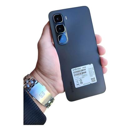 Imagem de Smartphone Infinix Hot 60i 16GB RAM 256GB 4G Tela 6.7 120Hz Câmera 50MP NFC IP64 Preto