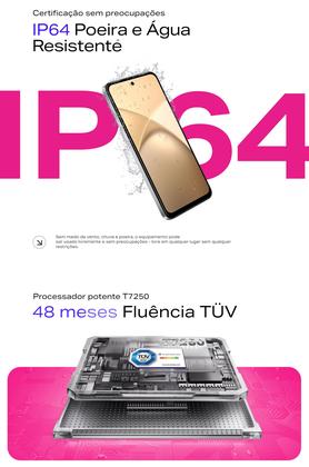 Imagem de Smartphone INFINIX Smart 10 120Hz Lançamento 2025 NFC 128GB 256GB 8GB Ramboost Câmera 2K 5000mAh resistência IP64