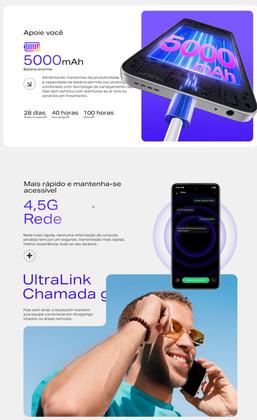 Imagem de Smartphone INFINIX Smart 10 120Hz Lançamento 2025 NFC 128GB 256GB 8GB Ramboost Câmera 2K 5000mAh resistência IP64