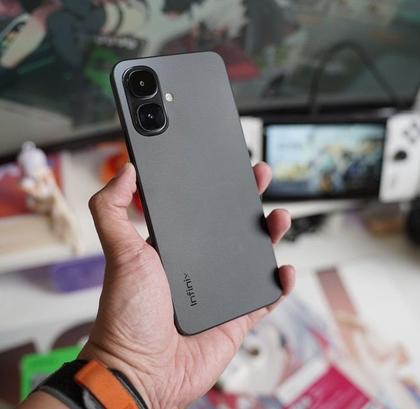 Imagem de Smartphone INFINIX Smart 10 120Hz Lançamento 2025 NFC 128GB 256GB 8GB Ramboost Câmera 2K 5000mAh resistência IP64