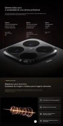 Imagem de Smartphone Lançamento Xiaomi 15T PRO 2026 512GB 24GB RAMBOOST câmera de triplo sensor Light Fusion Leica 4K HDR10 PLUS Performance e Potência Suprema