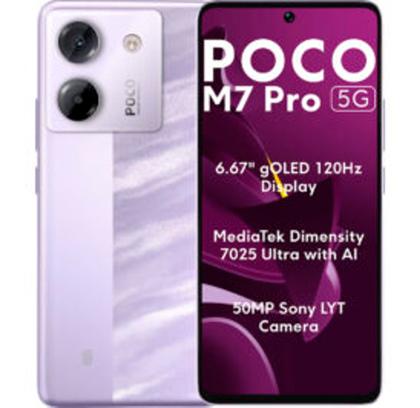 Xiaomi POCO M7 Pro 5G パープル 本体、箱1式 Smartphone M7 Pro 5G Global 256GB 8GB RAM Dual SIM Tela 6.67 Roxo
