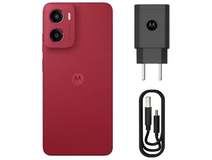 Imagem de Smartphone Moto G05, 256GB, Tela 6.7", Câmera Traseira 50 MP, Vermelho, MOTOROLA