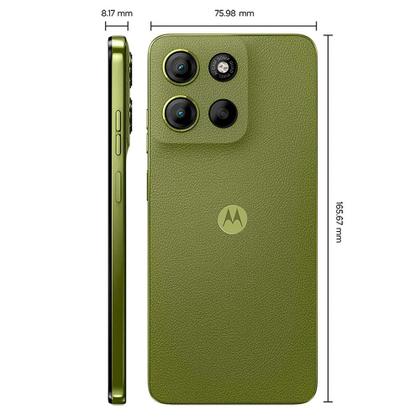 Smartphone Moto G15 256GB Verde Vegan Leather Tela 6.7 Câmera Dupla 50MP Selfie 8MP Dual Chip Android 15 Motorola Imagem de Smartphone Moto G15 256GB Verde Vegan Leather Tela 6.7 Câmera Dupla 50MP Selfie 8MP Dual Chip Android 15 Motorola