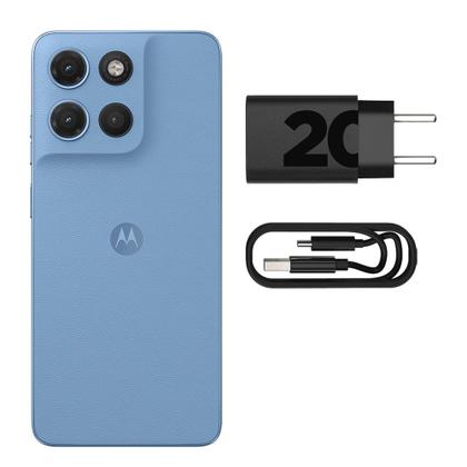 Smartphone Moto G17 6.7 Octa Core 256GB 4GB Câmera Tripla Motorola
