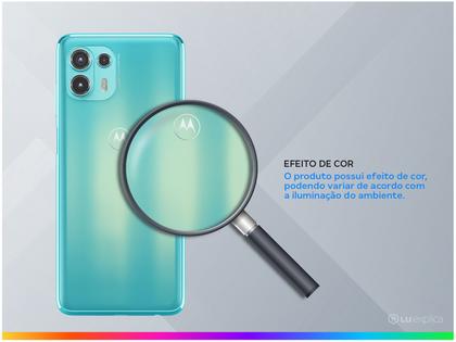 Imagem de Smartphone Motorola Edge 20 Lite 128GB Verde 5G 6GB RAM Tela 6,7” Câm. Tripla + Selfie 32MP