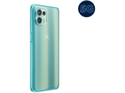 Imagem de Smartphone Motorola Edge 20 Lite 128GB Verde 5G 6GB RAM Tela 6,7” Câm. Tripla + Selfie 32MP