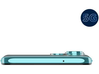 Imagem de Smartphone Motorola Edge 20 Lite 128GB Verde 5G 6GB RAM Tela 6,7” Câm. Tripla + Selfie 32MP