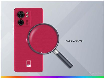 Imagem de Smartphone Motorola Edge 40 256GB Magenta 5G Dimensity Octa-Core 8GB RAM 6,55" Câm. Dupla + Selfie 32MP