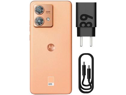 Imagem de Smartphone Motorola Edge 40 Neo 256GB 5G 8GB RAM Rosa 6,55" Câm. Dupla + Selfie 32MP Dual Chip