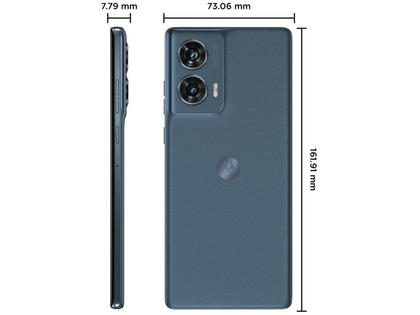 Imagem de Smartphone Motorola Edge 50 Fusion 256GB Blue Teal 5G 8GB RAM 6,7" Câmera Sony Dupla Selfie 32MP Dual Chip