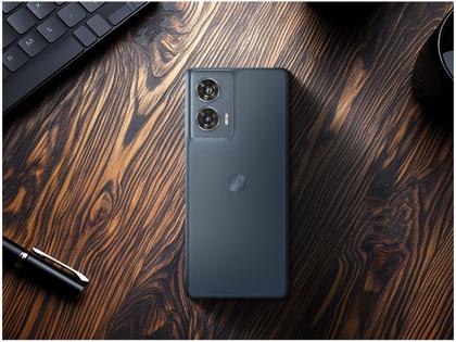 Imagem de Smartphone Motorola Edge 50 Fusion 256GB Blue Teal 5G 8GB RAM 6,7" Câmera Sony Dupla Selfie 32MP Dual Chip