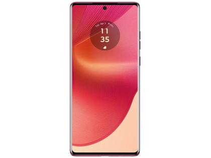 Imagem de Smartphone Motorola Edge 50 Fusion 256GB Pink Vegan Suede 5G 16GB RAM 6,7" Câmera Sony Dupla Selfie 32MP Dual Chip