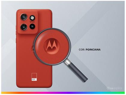 Imagem de Smartphone Motorola Edge 50 Neo 256GB Poinciana (Vermelho) 5G 8GB RAM 6,4" Câm. Tripla + Selfie 32MP