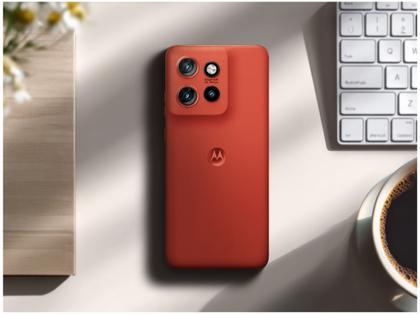 Imagem de Smartphone Motorola Edge 50 Neo 256GB Poinciana (Vermelho) 5G 8GB RAM 6,4" Câm. Tripla + Selfie 32MP