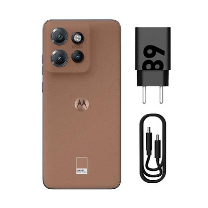 Imagem de Smartphone Motorola Edge 50 NEO 5G 256GB 8GB RAM 8GB RAM Boost Câmera Traseira 50MP 13MP 10MP Selfie 32MP 6.4 Mocha Mousse
