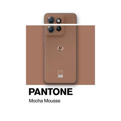 Imagem de Smartphone Motorola Edge 50 NEO 5G 256GB 8GB RAM 8GB RAM Boost Câmera Traseira 50MP 13MP 10MP Selfie 32MP 6.4 Mocha Mousse