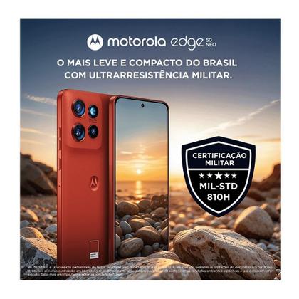 Imagem de Smartphone Motorola Edge 50 NEO 5G 256GB 8GB RAM 8GB RAM Boost Câmera Traseira 50MP 13MP 10MP Selfie 32MP 6.4 Mocha Mousse