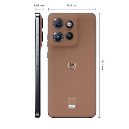 Imagem de Smartphone Motorola Edge 50 NEO 5G 256GB 8GB RAM 8GB RAM Boost Câmera Traseira 50MP 13MP 10MP Selfie 32MP 6.4 Mocha Mousse