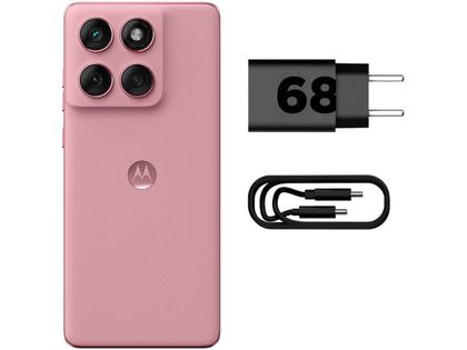 Smartphone Motorola Edge 60 Fusion 256GB Rosa 5G 8GB RAM 6,7" Câm. Dupla + Selfie 32MP Imagem de Smartphone Motorola Edge 60 Fusion 256GB Rosa 5G 8GB RAM 6,7" Câm. Dupla + Selfie 32MP