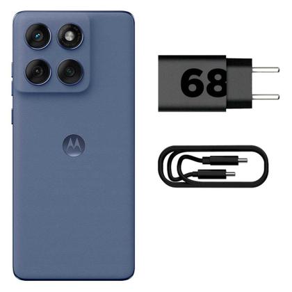 Imagem de Smartphone Motorola Edge 60 Fusion 5G 256GB 16GB (8GB RAM+8GB Ram Boost) 50MP Sony AI Camera IP68 NFC