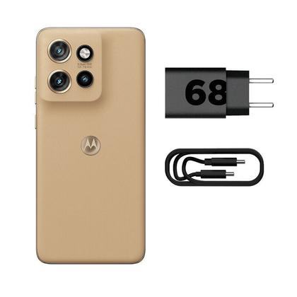 Imagem de Smartphone Motorola Edge 60 Neo 5G - Latte, 256GB, 24GB (12GB RAM + 12GB RAM Boost), Câmera 50MP e Tela de 6,4" 1.5K