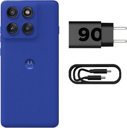 Imagem de Smartphone Motorola Edge 60 Pro 5g 256gb 24gb 12gb Ram12gb Ram Boost Tela Quadcurve Moto Ai 50mp Sony Camera Ultrarresistencia Militar Ip69 Azul