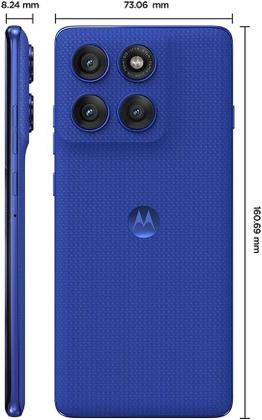 Imagem de Smartphone Motorola Edge 60 Pro 5g 256gb 24gb 12gb Ram12gb Ram Boost Tela Quadcurve Moto Ai 50mp Sony Camera Ultrarresistencia Militar Ip69 Azul