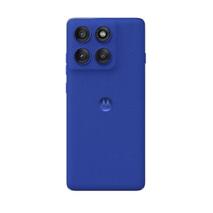 Imagem de Smartphone Motorola Edge 60 Pro 5G - Azul, 256GB, RAM 24GB (12GB RAM+12GB Ram Boost), Câmera 50MP, Selfie 50MP e Tela de 6,7"