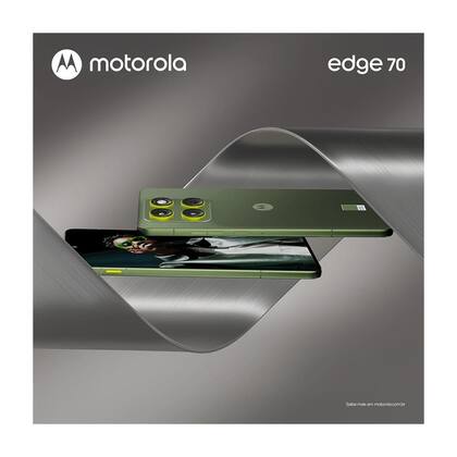 Imagem de Smartphone Motorola Edge 70 5G 256GB 8GB RAM, 16GB RAM Boost, Ultrafino, 3 cameras 50MP, Tela 1.5K extreme Amoled 120hz