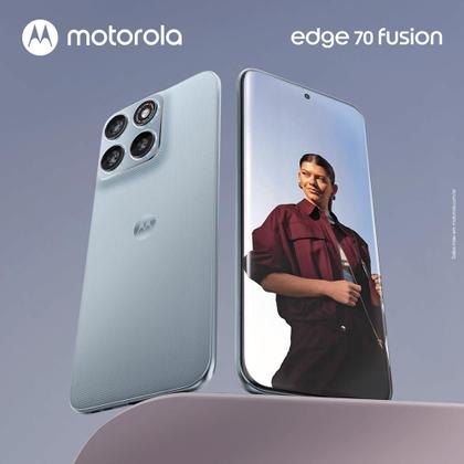 Imagem de Smartphone Motorola Edge 70 Fusion 5G Branco, 256GB, 8GB RAM, Câmera 50MP Sony Lytia 710
