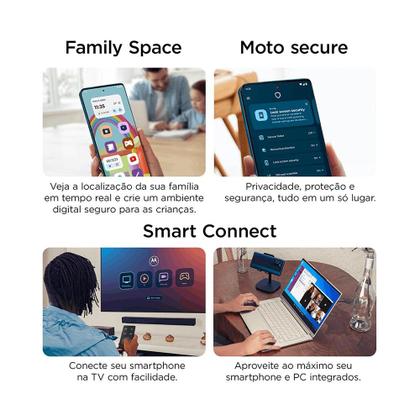 Imagem de Smartphone Motorola Edge 70 PRO 5G 256GB 24GB, 12GB RAM, 12GB Ram Boost, 4 câmeras de 50MP, Tela 1.5K extreme AMOLED 144Hz,Bateria 6500 mAh, IP68/IP69