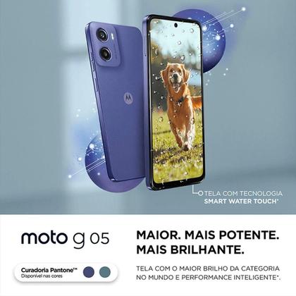 Imagem de Smartphone Motorola G05 XT2523-2, 128 GB, Cinza