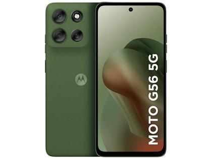 Imagem de Smartphone Motorola G56 256GB Verde 5G 8GB de RAM 6,7" Full HD+ Câm. Dupla + Selfie 32MP