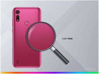 Smartphone Motorola Moto E6i 32GB Pink 4G 2GB RAM Tela 6,1” Câm. Dupla + Selfie 5MP Imagem de Smartphone Motorola Moto E6i 32GB Pink 4G 2GB RAM Tela 6,1” Câm. Dupla + Selfie 5MP